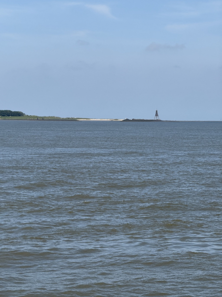 Abfahrt Cuxhaven auf dem Weg nach Helgoland