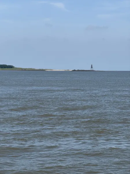 Abfahrt Cuxhaven auf dem Weg nach Helgoland