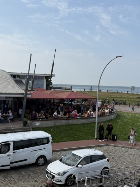 Abfahrt Cuxhaven auf dem Weg nach Helgoland
