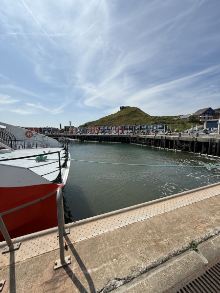 Ankunft auf Helgoland