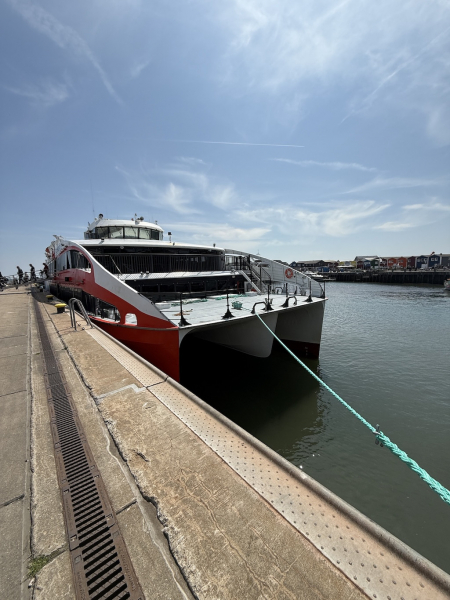Ankunft auf Helgoland