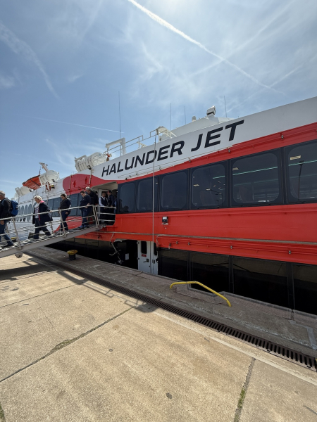 Ankunft auf Helgoland