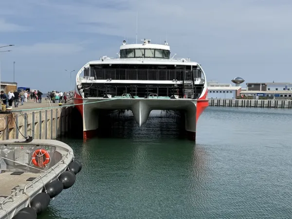 Halunder Jet auf Helgoland