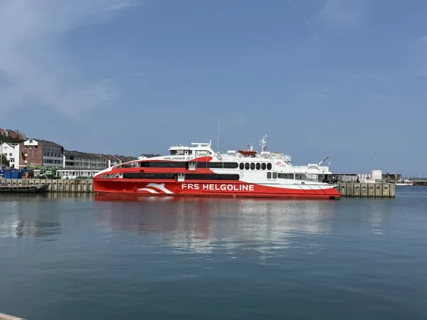 Halunder Jet auf Helgoland
